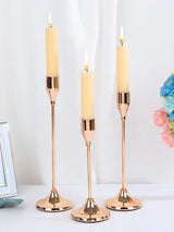 3Pcs/Set European style Metal Candle Holders Candlestick Fashion