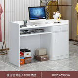 Modern wood Reception Desks Simple Supermarket Cashier Hotel