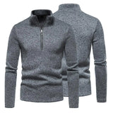Warm Zipper Sweater Winter Jacket Solid Color High