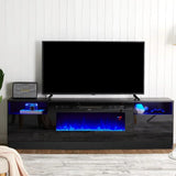 Fireplace TV Stand with 36" Electric Fireplace, LED