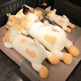 Hot 1pc 90cm/110cm Lovely Milk Cow Plush Toys