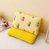 Pc Short Plush Baby Pillow Case Zipper Double-sided