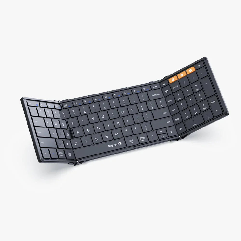 Folding Keyboards with Numeric Keypad Bluetooth Wireless Portable