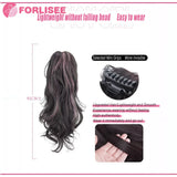 FOR Horsetail Wig Women's Long Hair Clasp Style