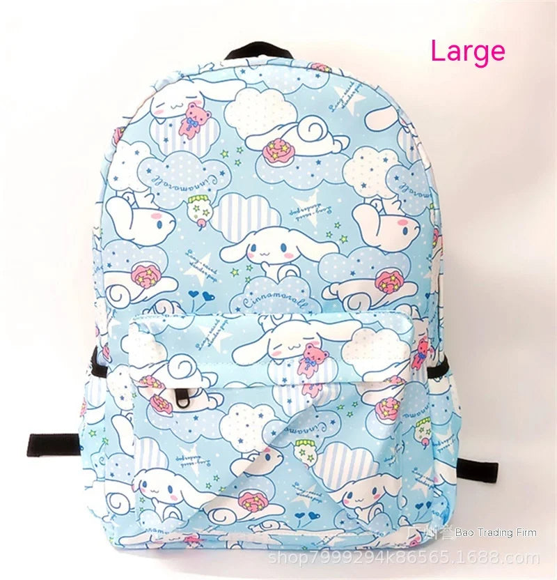 Sanrio Anime My Melody Kuromi Cinnamoroll Student Bag