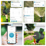 Irrigation Timer Tuya Smart Phone Ip55 Waterproof Blue