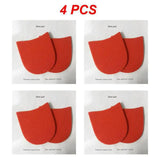 124PCS Rubber Glue on Heels Grip Pads Shoe