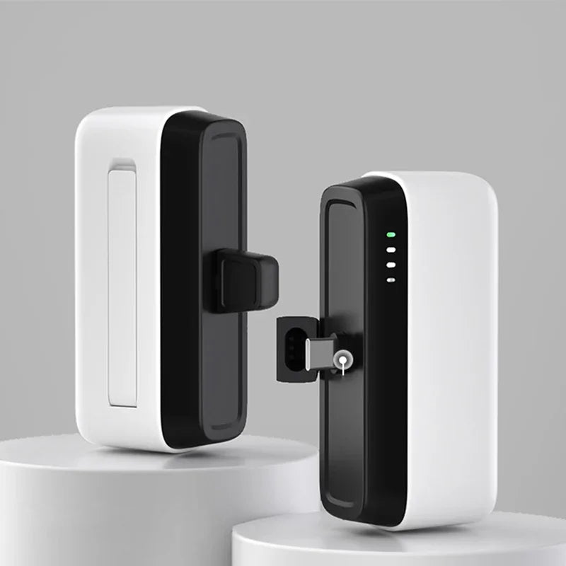 Mini Power Bank 5000Mah with LED Light Phone
