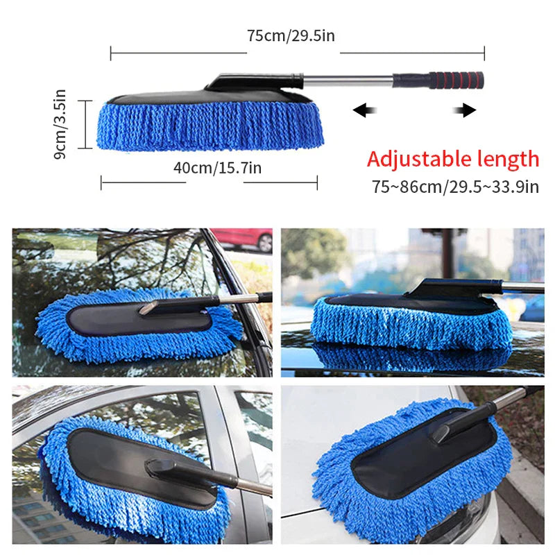SEAMETAL Superfine Fiber Car Duster Suit Retractable Microfiber