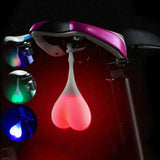 Bicycle Back Rear Tail LED Light Silicone Bike