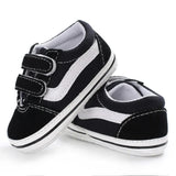 Meckior Baby Canvas Sneakers Classic Stripes Casual Baby