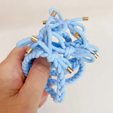 5PCS Women Hair Scrunchies Girls Elastic Hair Rubber