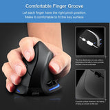 Lefon Wireless Vertical Mouse Ergonomic Mouse USB Rechargeable