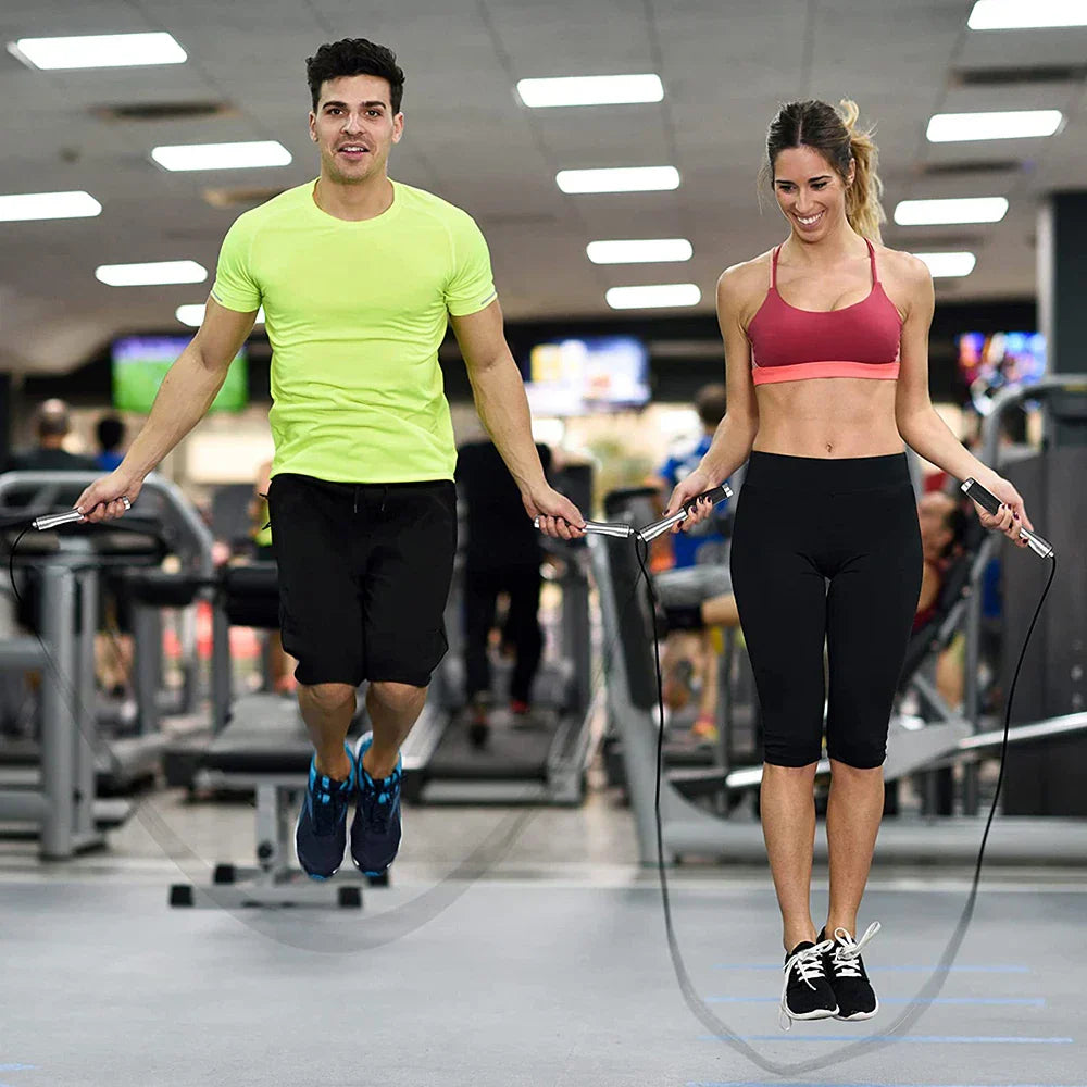 Steel Weighted Jump Rope High-Speed Bearing Weighted Skip