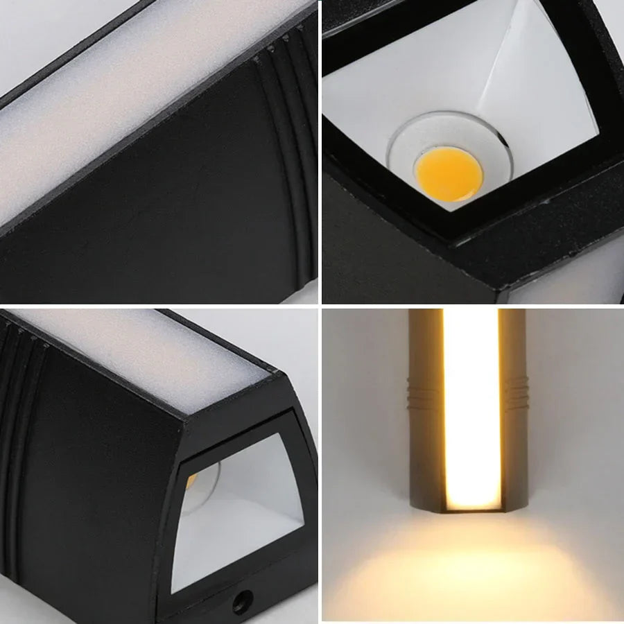 12W 24W 60W Outdoor Up Dow Led Wall