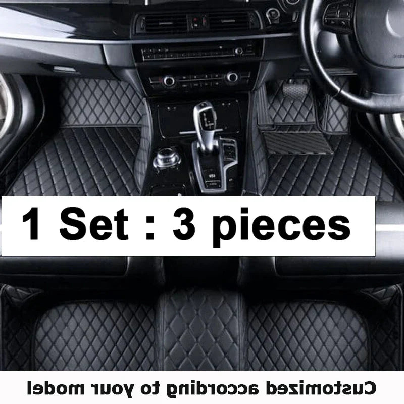 Custom Made Leather Car Floor Mats For Toyota