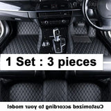 Custom Made Leather Car Floor Mats For Toyota