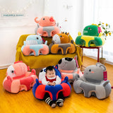 Baby Sofa Support Seat Cover Plush Chair Learning