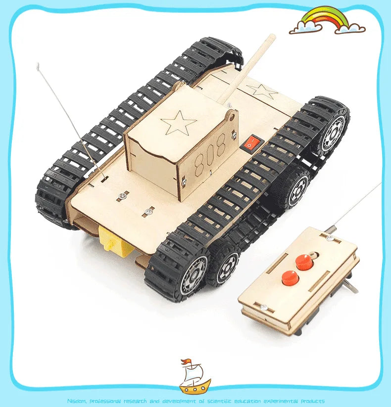 Remote Control Stem Educational Toy Tank Model Technology