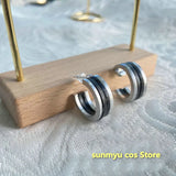 Tokyo Revengers Haitani Ran Earrings Ear clips Cosplay