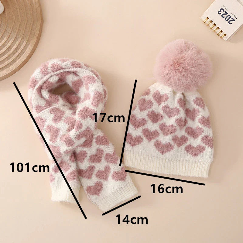 Suefunskry Baby Girl Winter Warm Beanie Hat Soft