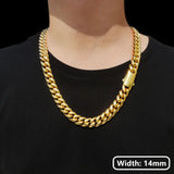 Hip Hop PVD Plated Stainless Steel Necklace Snap