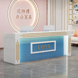 Modern Cash Register Clothing Store Counter Reception Desks