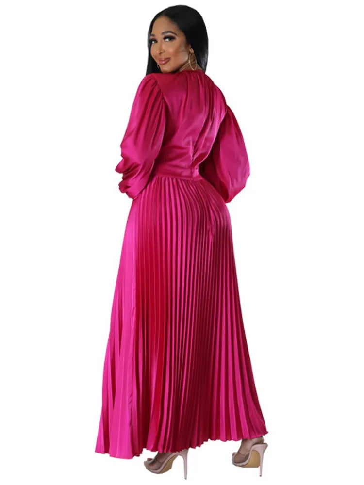 Elegant Dresses For Women Autumn Winter Maxi Dress