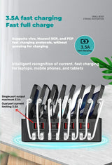 Multi port socket 16 port bracket charger HUB