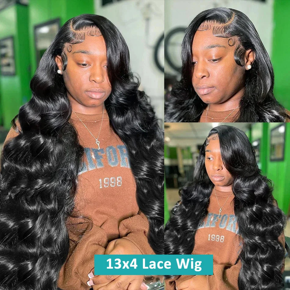 180% 30 34 Inch Body Wave 13x4 HD