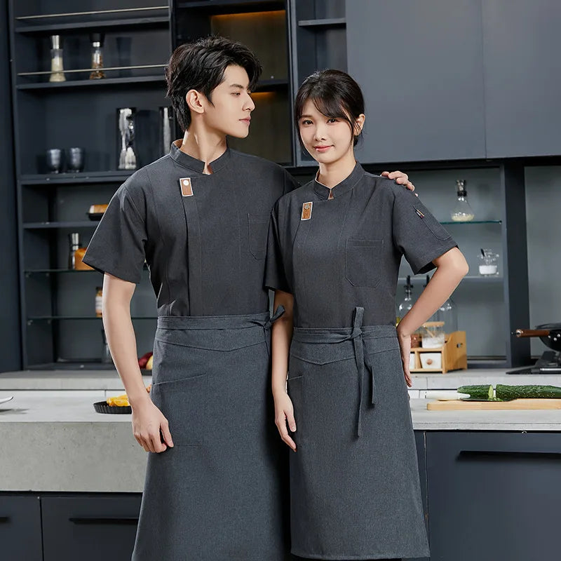 Chef Uniform Work Uniform Mens Customized Name Print