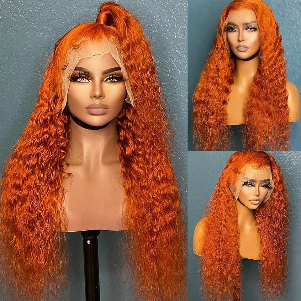 Ginger 360 Full Lace Front Human Hair Wigs