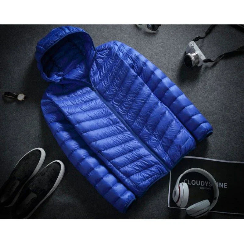 Winter Ultra Lightweight Down Jacket Men's Fashion Short