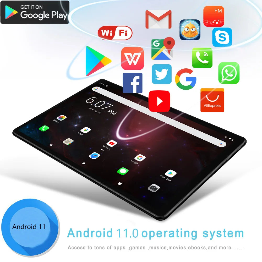 New 10.1 Inch Android Tablet Pc Google Play