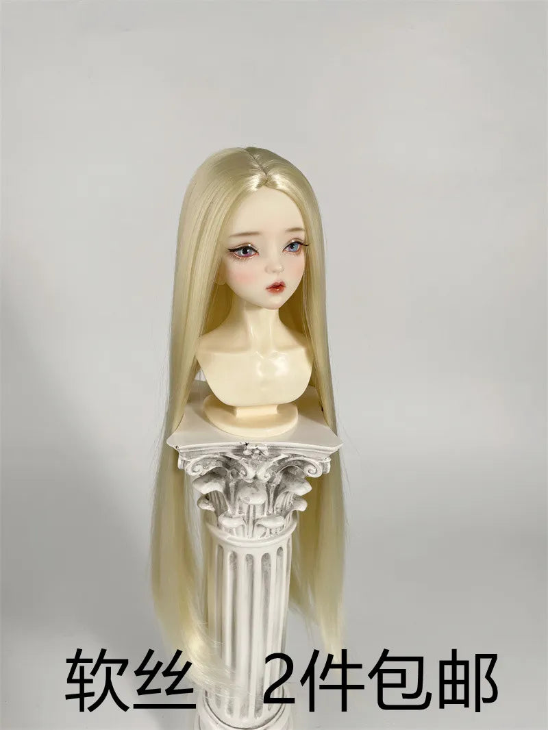 BJD wig soft silk material simulation ancient style