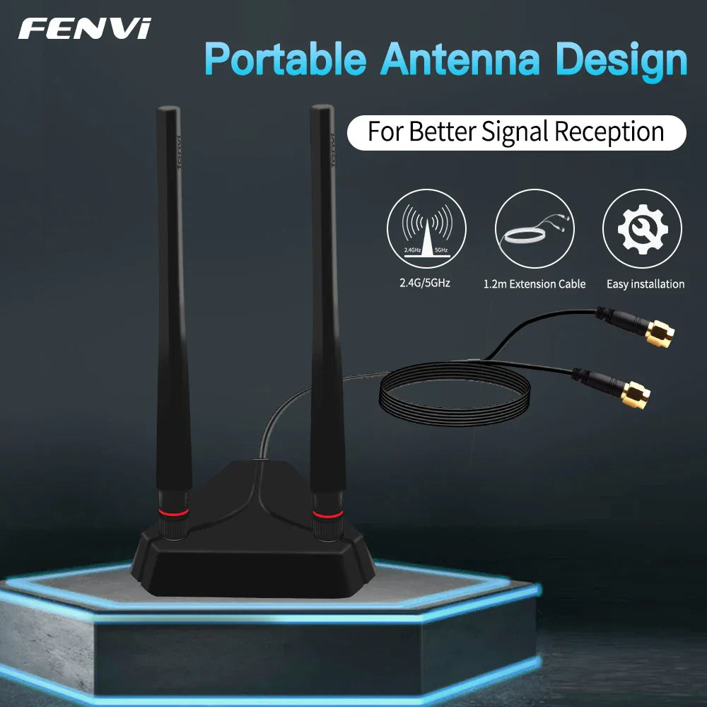 FENVI Antenna High Gain Dual Band 2.4G/5Ghz Extended