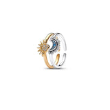 2023 New Adjustable Sun and Moon Ring Overlapping