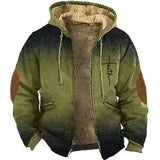 Men's Parkas Long Sleeve Coat Colorful Color Block