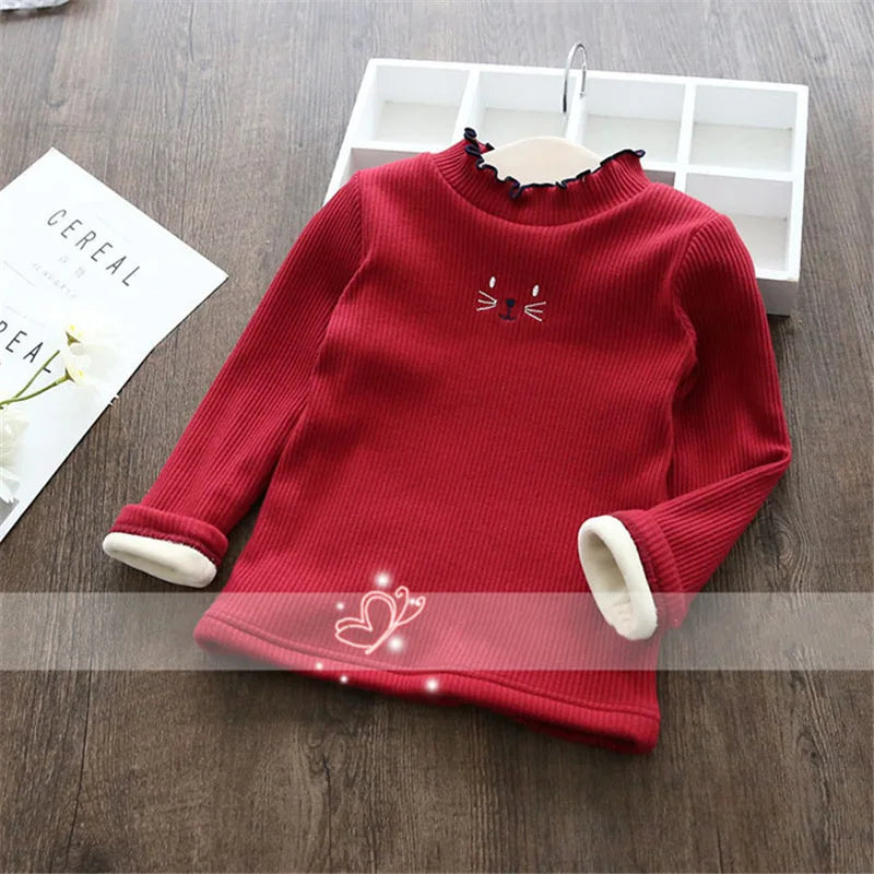 Fashion Girls Sweaters 2023 New Winter Children Clothes