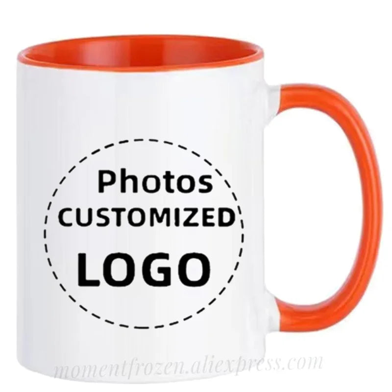 Customized Photos/Logo Printed DIY Coffee Mugs Personalized Tea