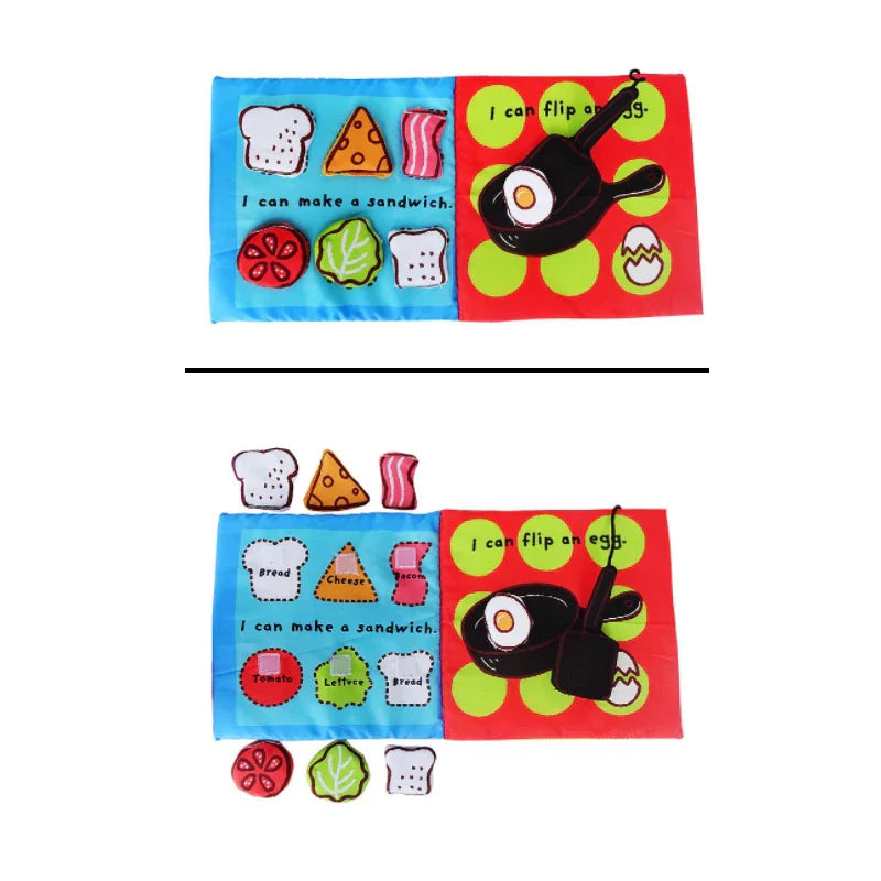 Infant Baby Cloth Book Bath Potty Baby Book