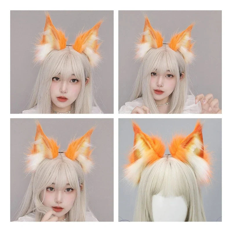 Lovely Animal Ears Headband Anime Plush Headband Party