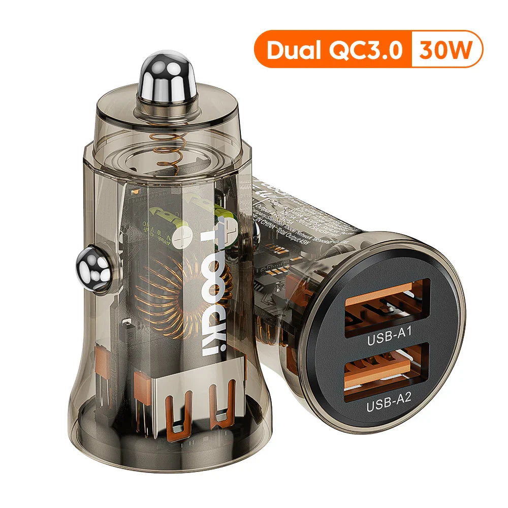 Toocki 45W USB Type C Car Charger Fast