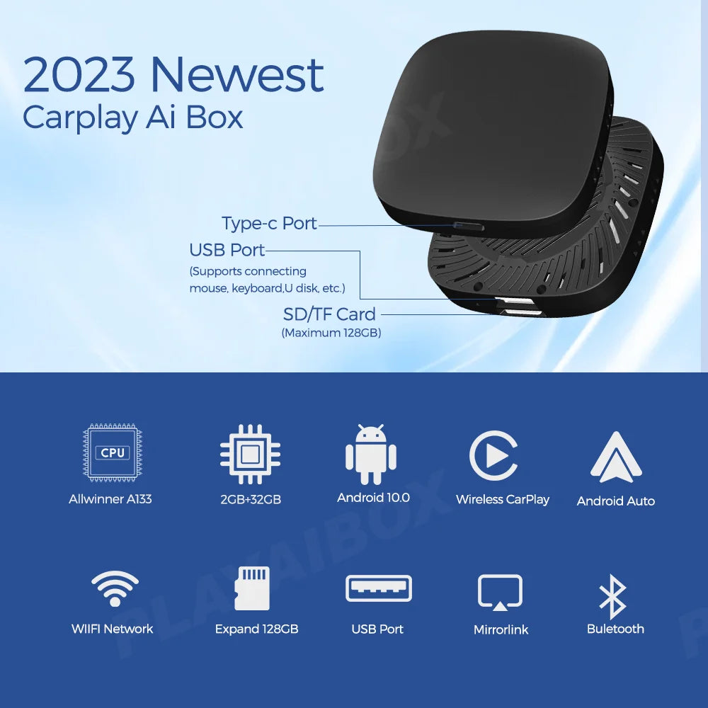 2024 Smart Ai Box Wireless Android Auto Carplay