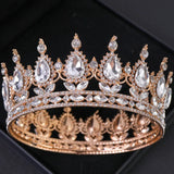Baroque Crystal Tiaras And Crowns Rhinestone Prom Diadem