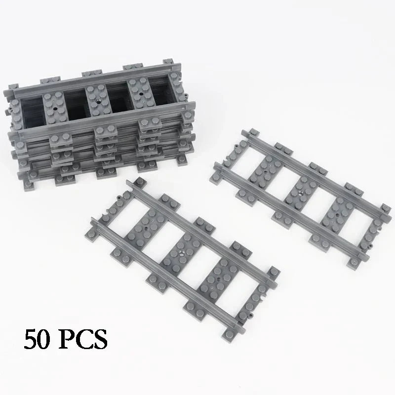 City Train Track Building Block Set 100PCS Soft