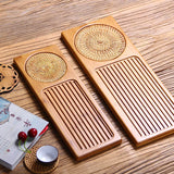Kitchen Dish Tea Tray Modern Coffeeware Teaware Bamboo