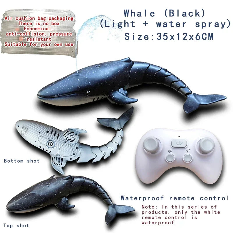 Creative Remote Control Fish Shark Electric 2.4G Radio