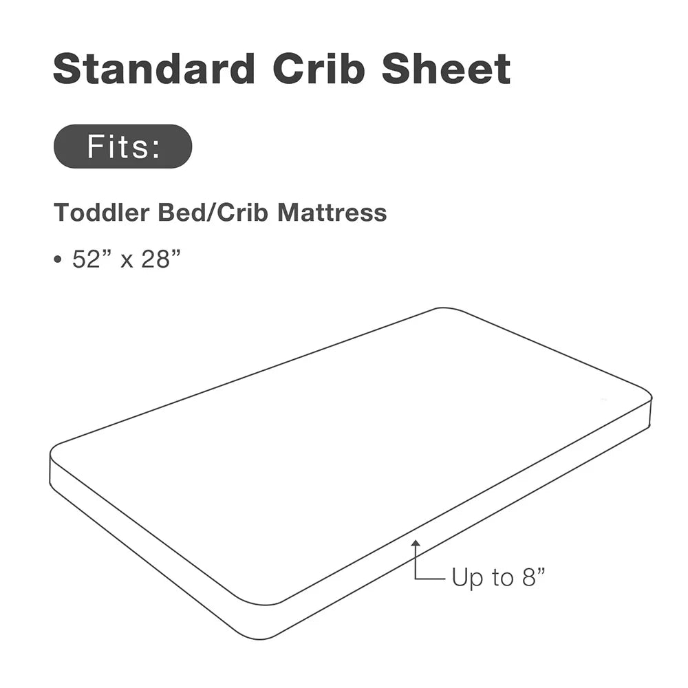 Pack Microfiber Fitted Crib Sheets Baby Cozy Soft