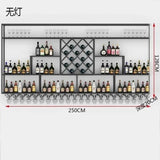 Industrial Display Wine Cabinets Storage Metal Cellar Restaurant